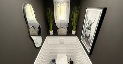 Toilette carrelage