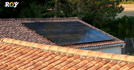 Panneaux solaires photovoltaïques en toiture
