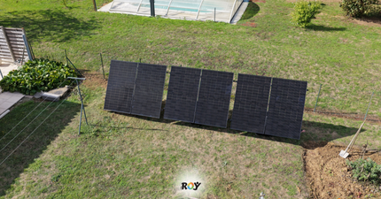 Panneaux solaires photovoltaïques au sol