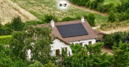 Panneaux solaires photovoltaïques en toiture